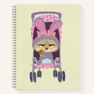 Finnick  - Baby Bunny Stroller Notebook