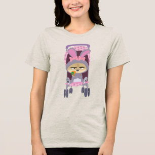 Finnick - Baby Bunny Stroller Tri-Blend Shirt