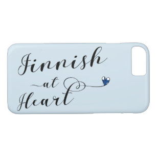 Finnish At Heart Mobile Phone Case, Finland Case-Mate iPhone Case