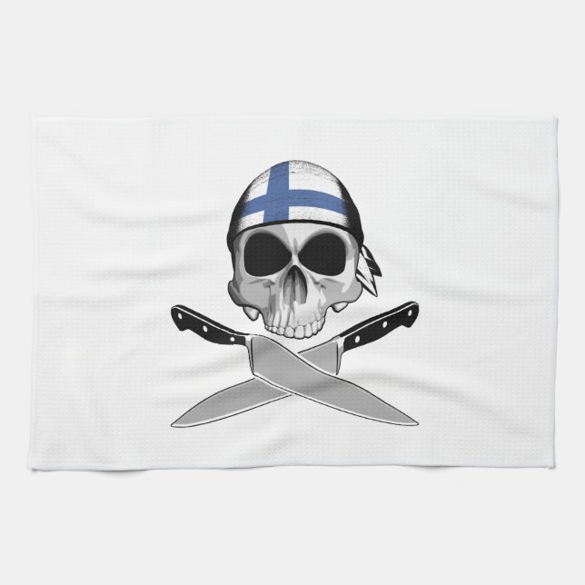 Finnish Chef Kitchen Towel (Horizontal)