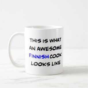 finnish cook, awesome coffee mug