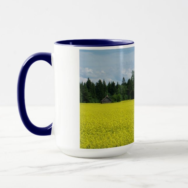 Finnish Countryside mug - choose style, colour (Left)