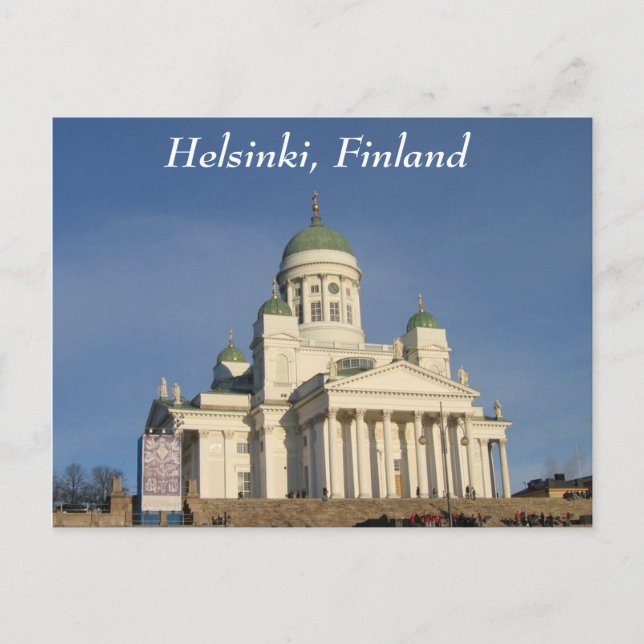 Finnish Evangelical Lutheran cathedral Postcard (Front)