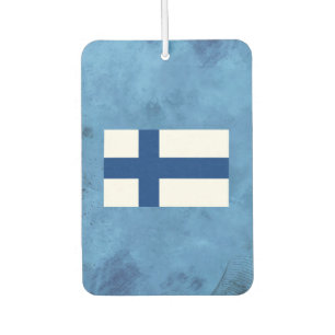 Finnish flag air freshener