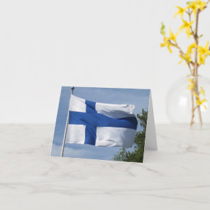 Finnish Flag Card