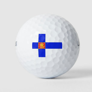 Finnish flag golf balls