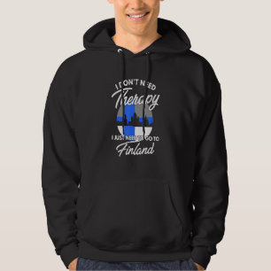 Finnish Flag I Finland Flag I Vacation Finland Hoodie