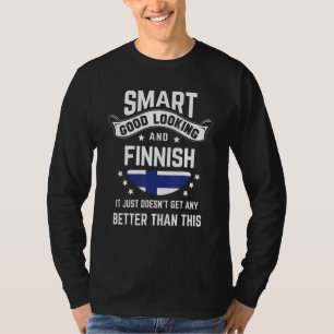 Finnish Flag Native Pride Finland Finnish Roots T-Shirt