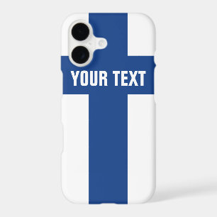 Finnish flag of Finland personalized