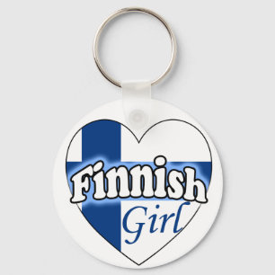 Finnish Girl Keychain