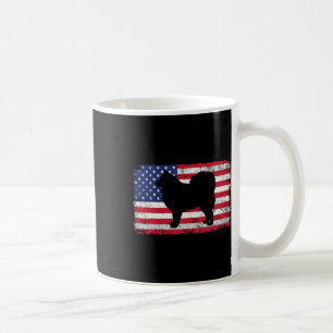 Finnish Lapphund Dog 4th Of July Patriotic America Coffee Mug