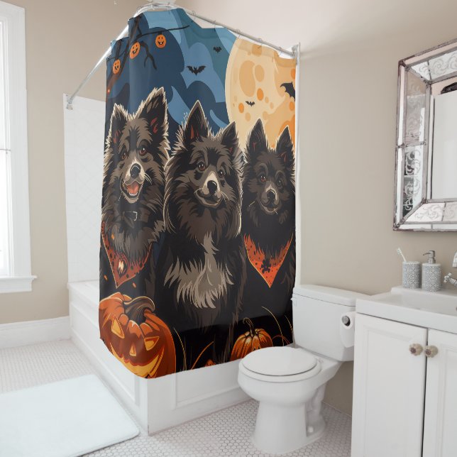 Finnish Lapphund Halloween Spooky (In Situ)