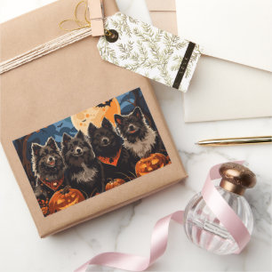 Finnish Lapphund Halloween Spooky Sticker