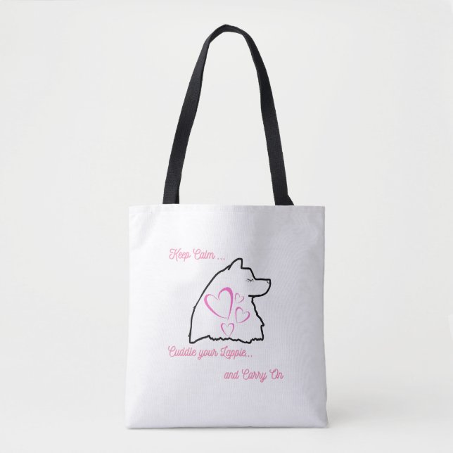 Finnish Lapphund Keep Calm Tote (Front)