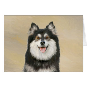Finnish Lapphund Painting - Cute Original Dog Art
