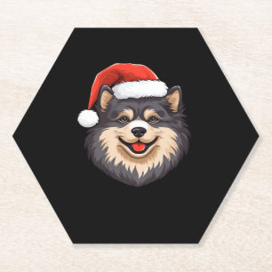 Finnish Lapphund Ugly Sweater Christmas Classic T- Paper Coaster