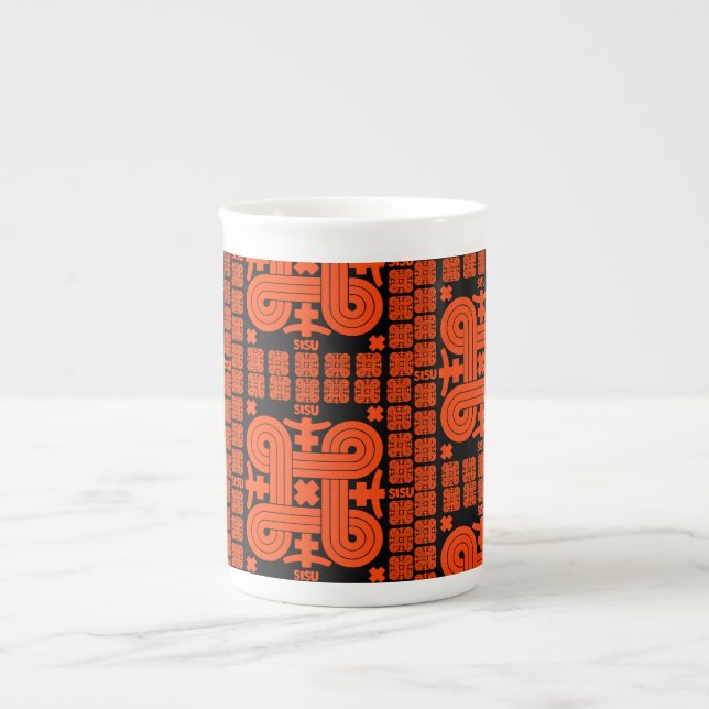 Finnish Sisu Art Bone China Mug (Front)