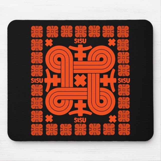 Finnish Sisu Art Mouse Pad (Front)