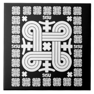 Finnish Sisu Art Tile