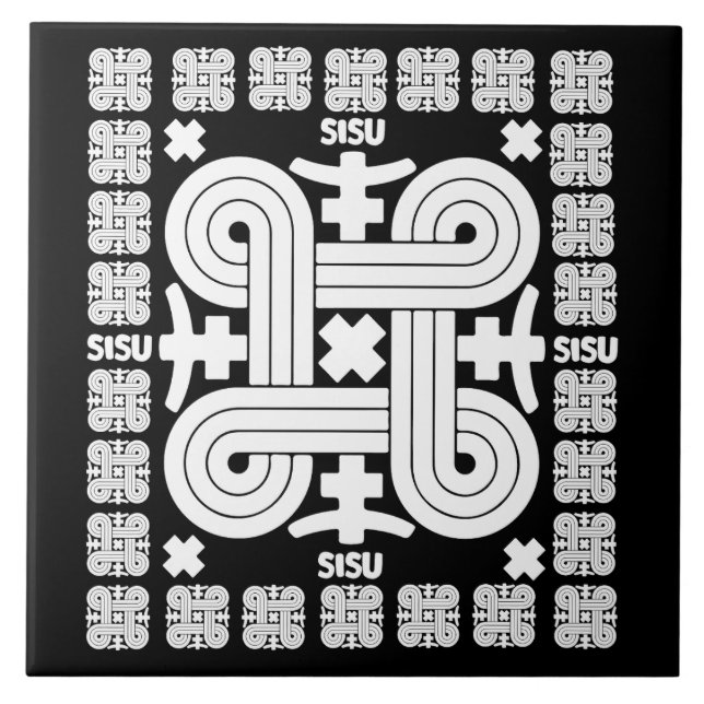 Finnish Sisu Art Tile (Front)