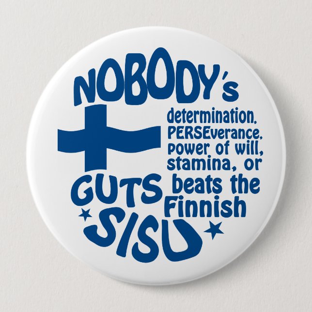 Finnish SISU button (Front)