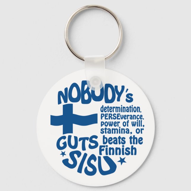 Finnish SISU key chain (Front)