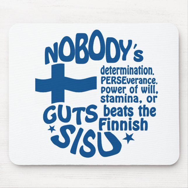 Finnish SISU mousepad (Front)