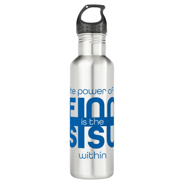 Finnish Sisu Water Bottle  (Front)
