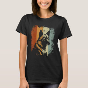 Finnish Spitz Dog Retro Design T-Shirt