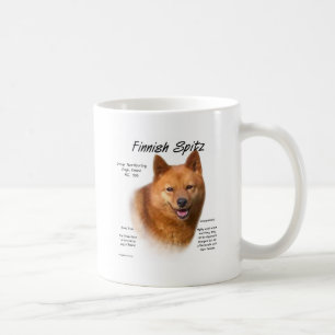 Finnish Spitz History Design Coffee Mug