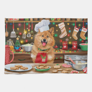 Finnish Spitz Holiday Baking: Festive Christmas Kitchen Towel