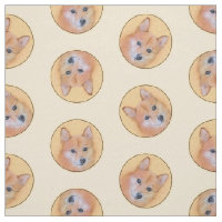 Finnish Spitz Painting Cute Original Pet Dog Art