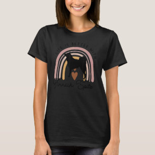 Finnish Spitz Rainbow Dog Mom T-Shirt