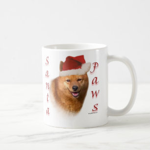 Finnish Spitz Santa Paws Coffee Mug