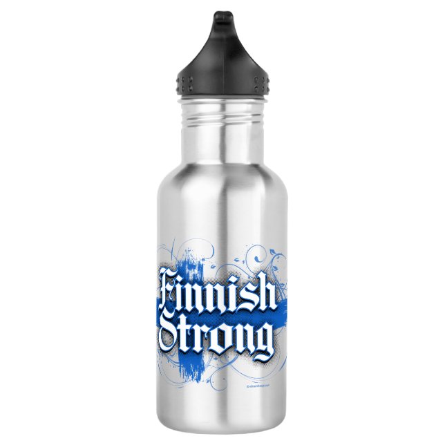 Finnish Strong (Finland) 532 Ml Water Bottle (Right)