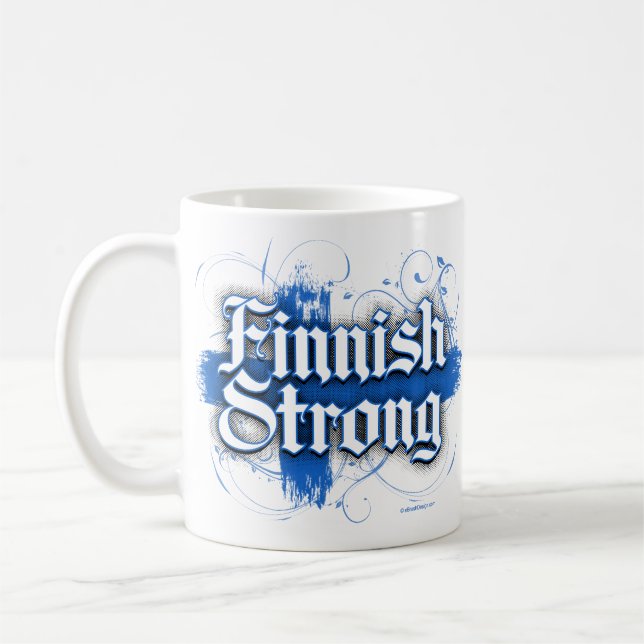Finnish Strong (Finland) Coffee Mug (Left)
