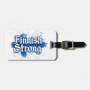 Finnish Strong (Finland) Luggage Tag