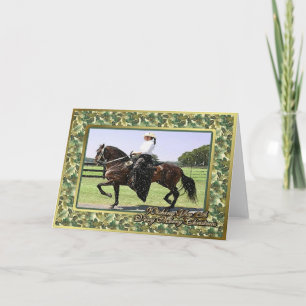 Fino Horse Blank Christmas Card