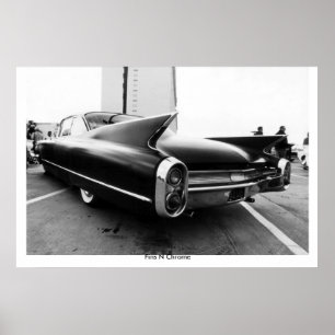 Fins N Chrome Poster