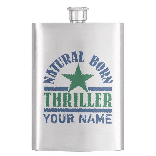 Fiole personnalisée Natural Born Thriller (devant)