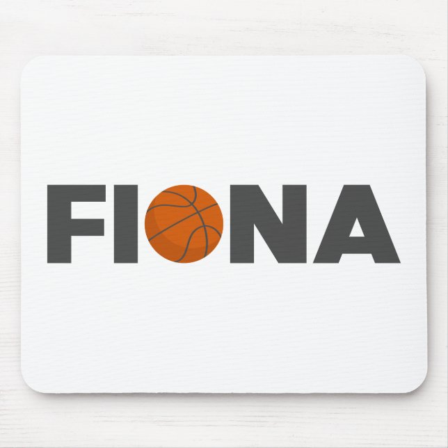Fiona Basketball Mouse Pad (Front)