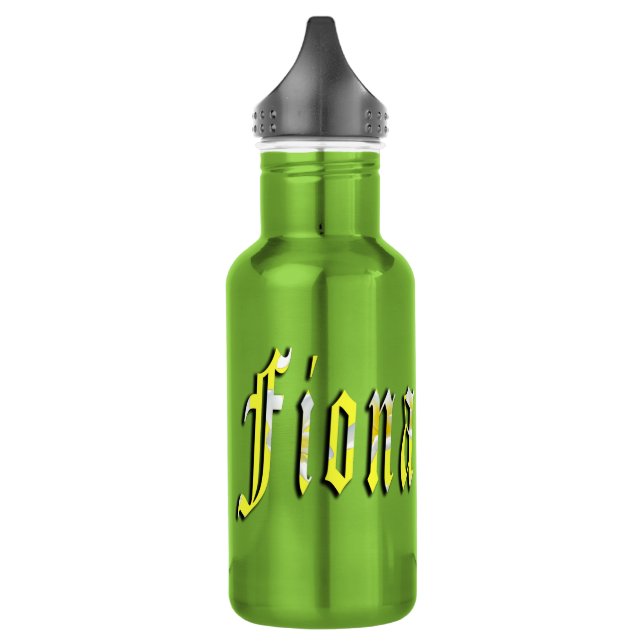 Fiona, Name, Logo, 532 Ml Water Bottle (Left)