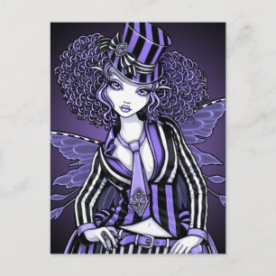 Fiona Purple Couture gothique Fée Carte postale