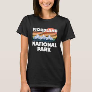 Fiordland National Park New Zealand Tourist Hiking T-Shirt