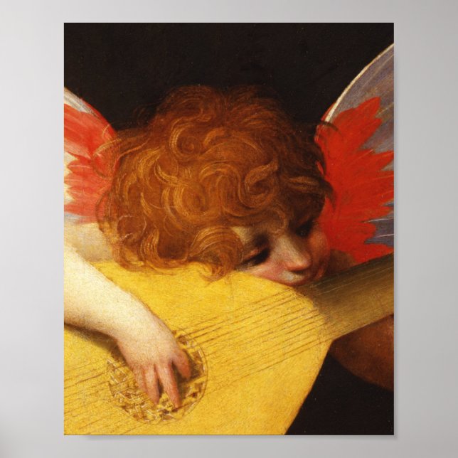Fiorentino - Putto Playing The Lute Poster (Front)
