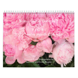 Fiori 2025 Photo Calendar - Botanicals & Blooms
