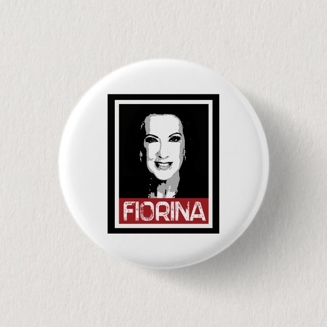 Fiorina 2016 Street Art 1 Inch Round Button (Front)