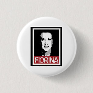 Fiorina 2016 Street Art 1 Inch Round Button