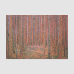 Fir Forest by Gustav Klimt Tissue Paper