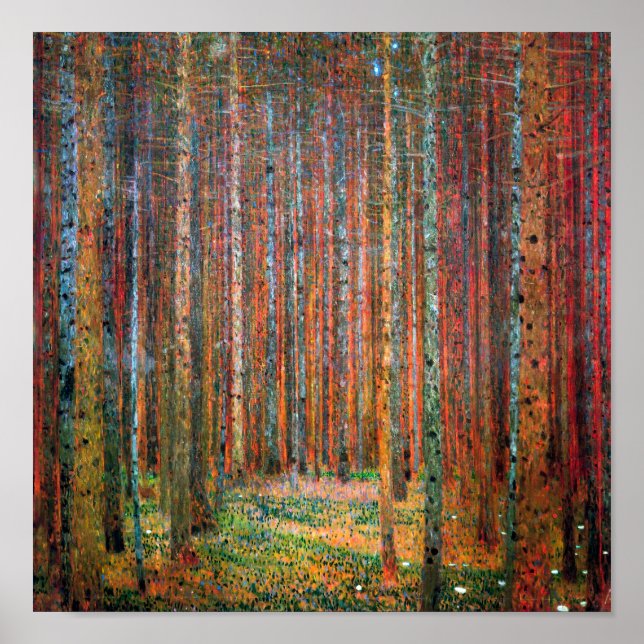 Fir Forest | Gustav Klimt | Poster (Front)
